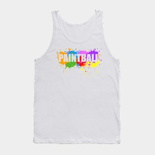 Paintball Splat Tank Top